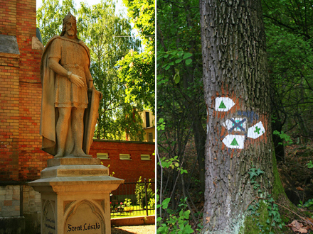 Свети Лазло и знак на дрво