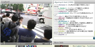 Snapshot from streaming video by user Lyphard