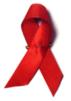 Red Aids awareness ribbon