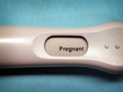 Positive Pregnancy Test, by Amber B McN in Flickr