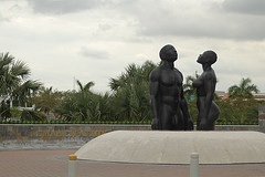Redemption Song Statue, Emancipation Park, Jamaica
