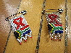 rubans sud-africains contre le SIDA