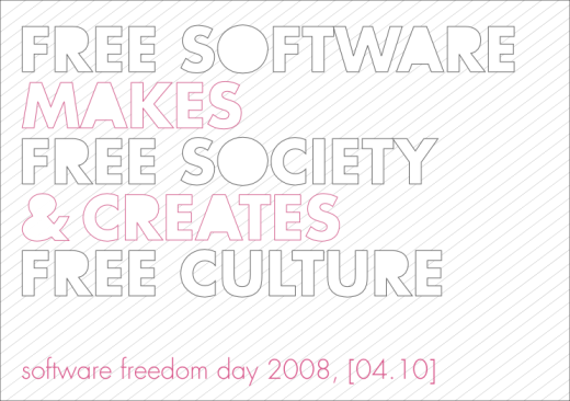 Announcement for Software freedom day