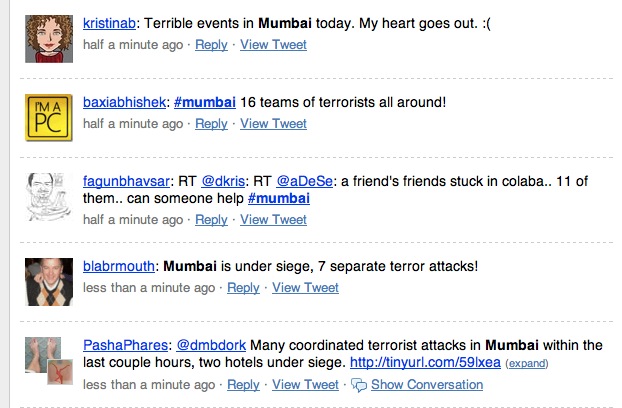 Twittering Mumbai
