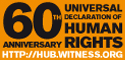 The HUB UDHR60 badge