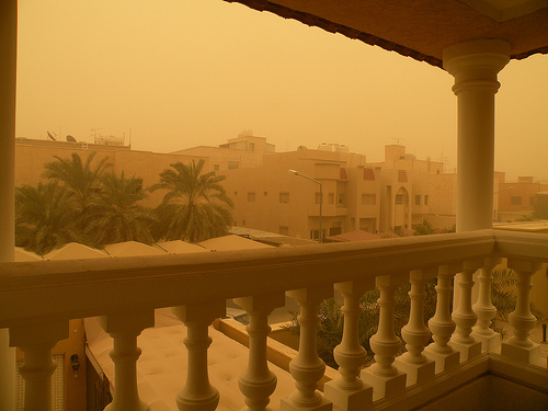Perfect Dust View from Kuwait 