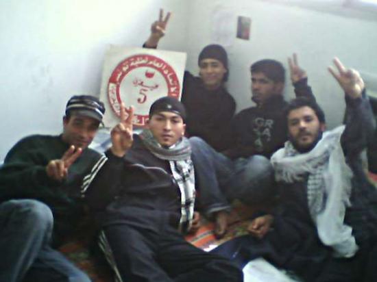 Foto degli studenti in sciopero della fame