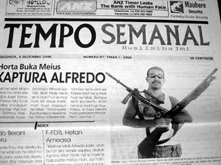 a copy of magazine Tempo Semanal