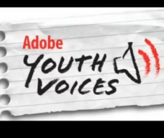 Logo do Adobe Youth Voices