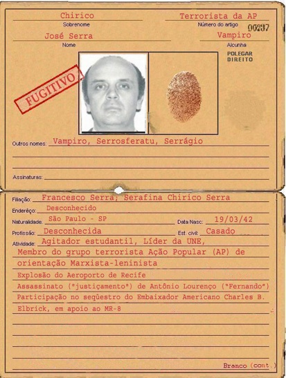 The fake file of São Paulo governor José Serra