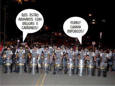 - They are armed with rules and notebooks! <br> We'd better ask more forces! <br> Photo from Tudo de Bom blog