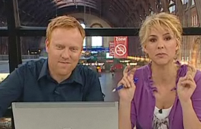 Anders Breinholt e Cecilie Frøkjær di TV2
