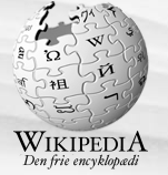 Logo Wikipedia in danese