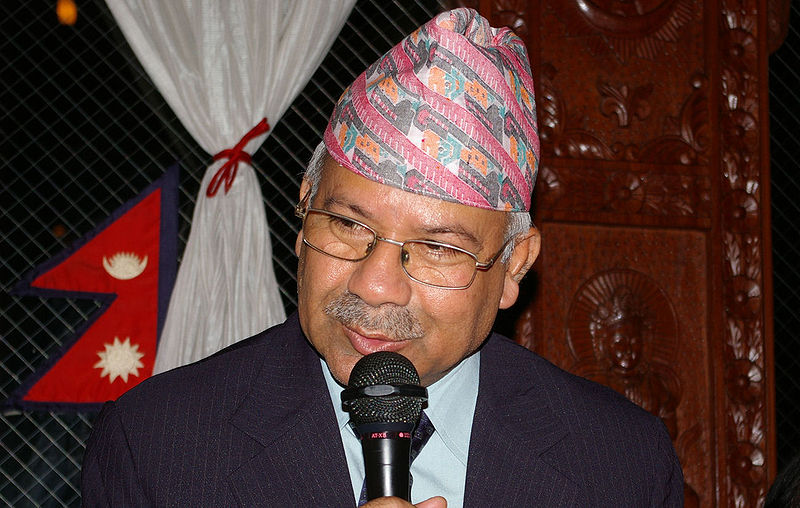 Le premier ministre Madhav Kumar Nepal © Utudanuki, Wikipedia.