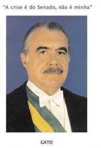 Official picture of 31. Brazilian President José Sarney/Agência Senado/modified by Nova Corja
