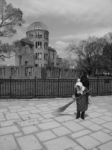 Cúpula de la bomba atómica en Hiroshima. Del usuario de Flickr kamoda.