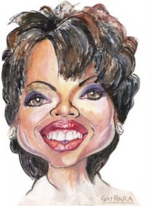 A Caricature of Oprah Winfrey by Gathara