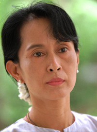 Global democracy icon, Aung San Suu Kyi