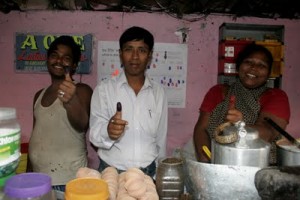 2007: Namita Sharma's Tea Stall (Gariahat, Kolkata) welcomed Blank Noise poll