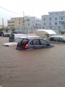 Photos show severe flooding in Redeyef