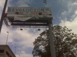 "Revolution Now" Photo sent to GV by a participant.