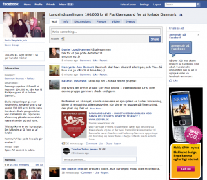 facebook page screenshot