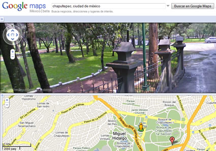 Street View en Google Maps México