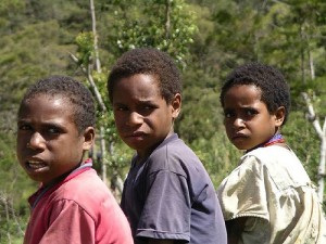 Papuan children. Photo by Flickr user 710928003