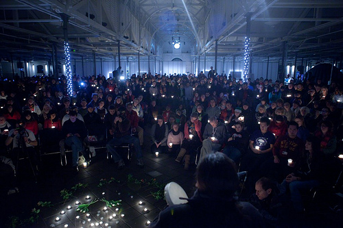 350 vigil in Copenhagen. Photo by kk+ on Flickr. Used under a Creative Commons license.