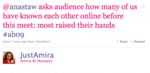 Amira Al Hussaini tweets a fun fact
