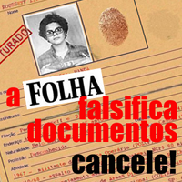 Folha publishes fake documents. Unsubscribe to it!