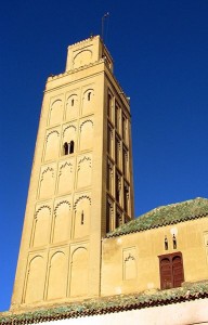 Bab Berdieyinne Minaret, Meknes Morocco (photo by Eli J. T.)