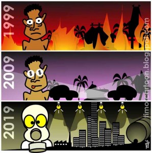 (Des)envolvimentu, por Timor Cartoon, compartilhado sob um licença CC.
