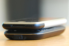 iPhone compared to HTC S620 - photo by Gadgetdude on Flickr (cc)