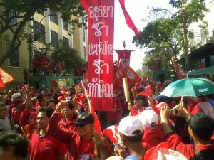 Red Shirts parade. Photo by Newley