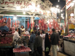 Mercato della carne nei pressi di Ataba; foto di Furibond su Flickr