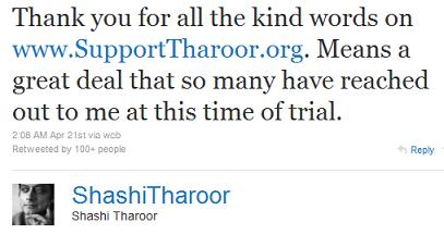 tharoor tweet