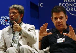 Antanas Mockus and Juan Manuel Santos
