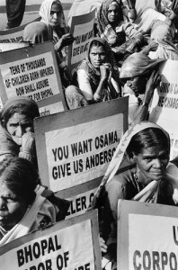 Manifestazione a Bhopal
