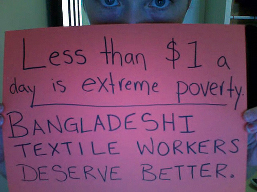 Less than a $ a day = not good enough! Image by Flickr user Social Alterations // Visual Lab. CC BY-NC-SA