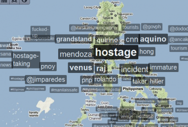 Trendsmap (mappa in tempo reale dei temi più seguiti su Twitter)