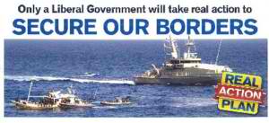 Stop the boats - Australian Liberal Party election poster