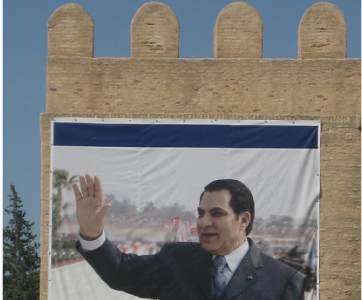 Immagine di Ben Ali in Tunisia