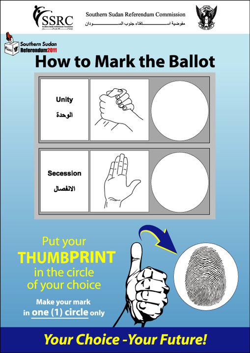 كيفية التصويت في الاستفتاء