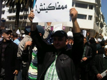 Manifestazione a Casablanca