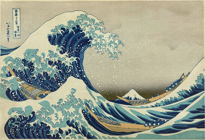 The Great Wave off Kanagawa by Katsushika Hokusai