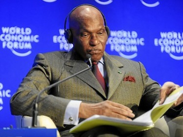 Abdoulaye Wade, President of Senegal. Image by Flickr user World Economic Forum (CC BY-SA 2.0).