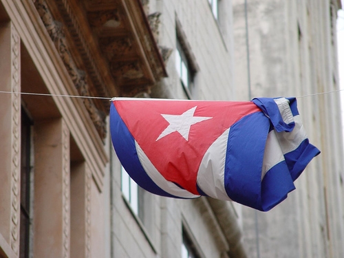Cuban flag. Image by Flickr user pietroizzo (CC BY-NC-SA 2.0).