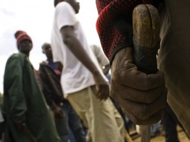 Post-election violence in Kenya. Image by Daniel McCabe, copyright   Demotix (13/02/2009).