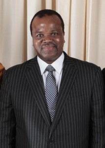King Mswati III of Swaziland. Official White House Photo by Lawrence Jackson, in public domain.